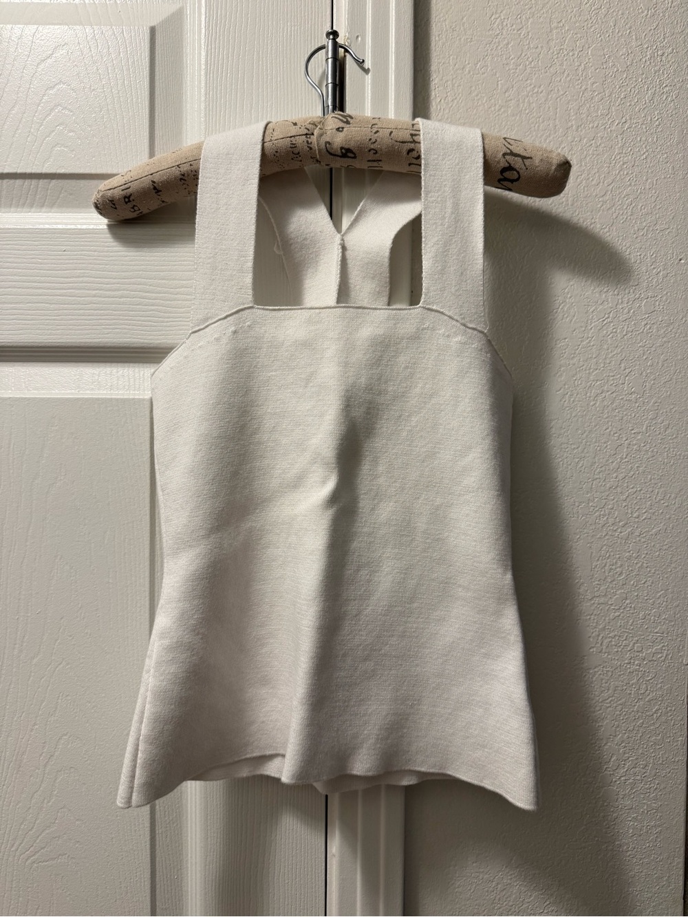 525 America White Tank with Wide Straps Reformation